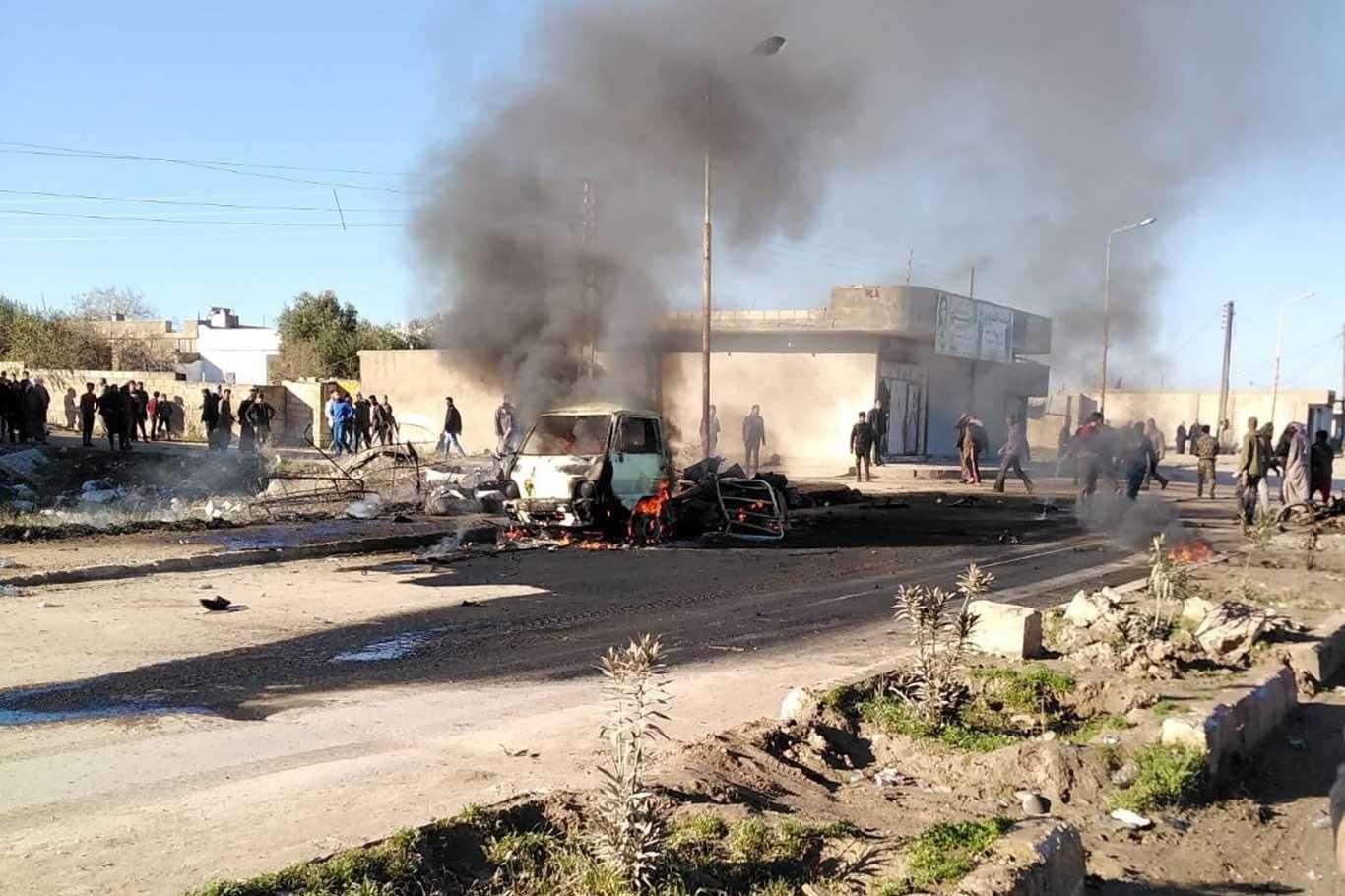 7 people killed in car bomb blast in Ras Al Ayn, northern Syria